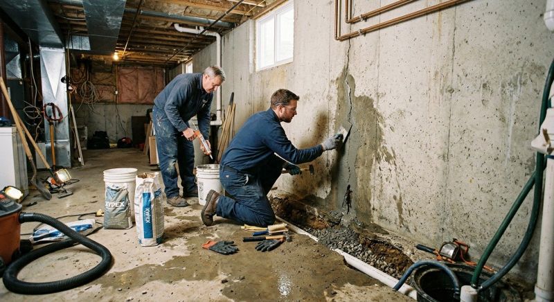Basement Leak Repair in Mount Holly, NC