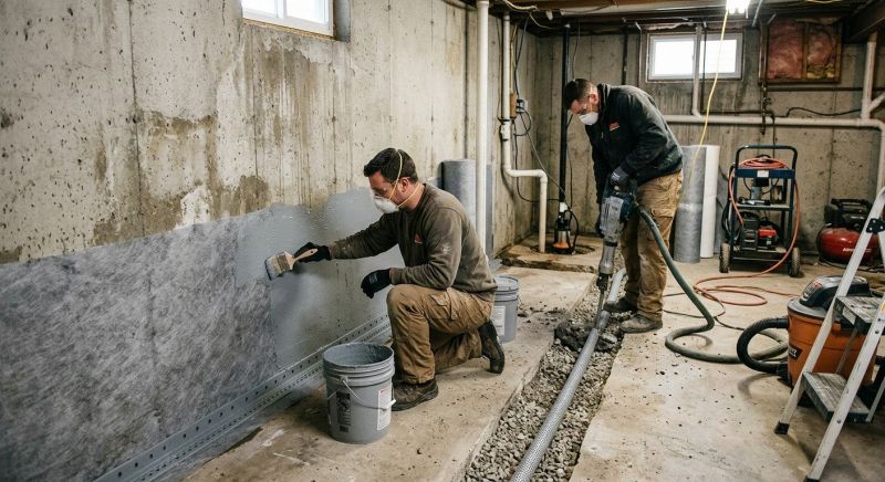 Basement Sealing Service in Concord, NC