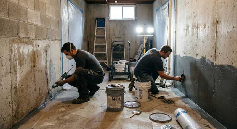Basement Sealing Service in Mecklenburg County, NC
