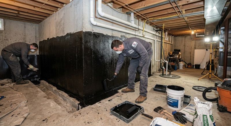 Basement Waterproofing in Mount Holly, NC