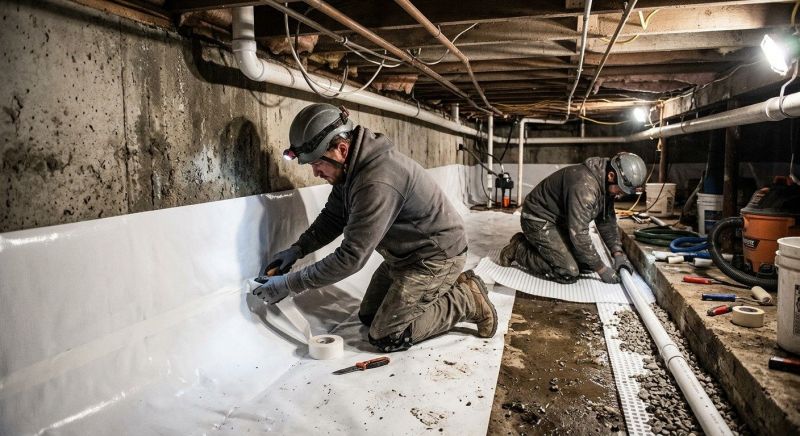Crawlspace Waterproofing in Denver, NC