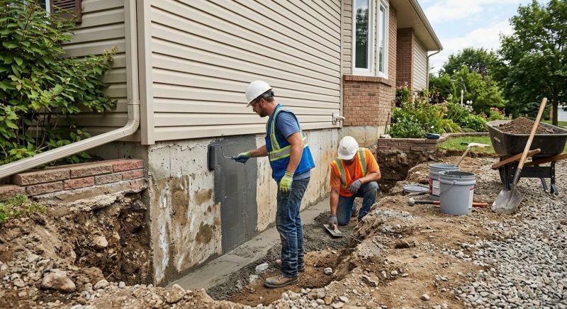 Foundation Waterproofing in Iron Station, NC