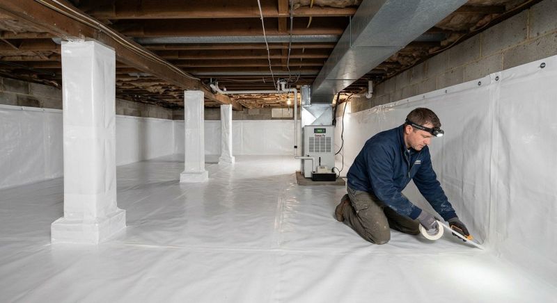 Vapor Barrier Installation in Belmont, NC